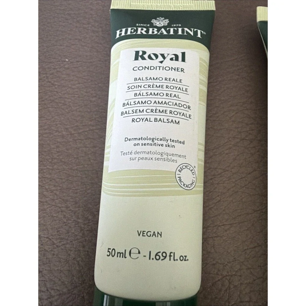 Herbatint Royal Conditioner Lot of 2 50ml 1.69oz Vegan Travel Size NEW No Box